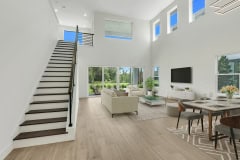 Two-Story Great Room Ivirtually staged