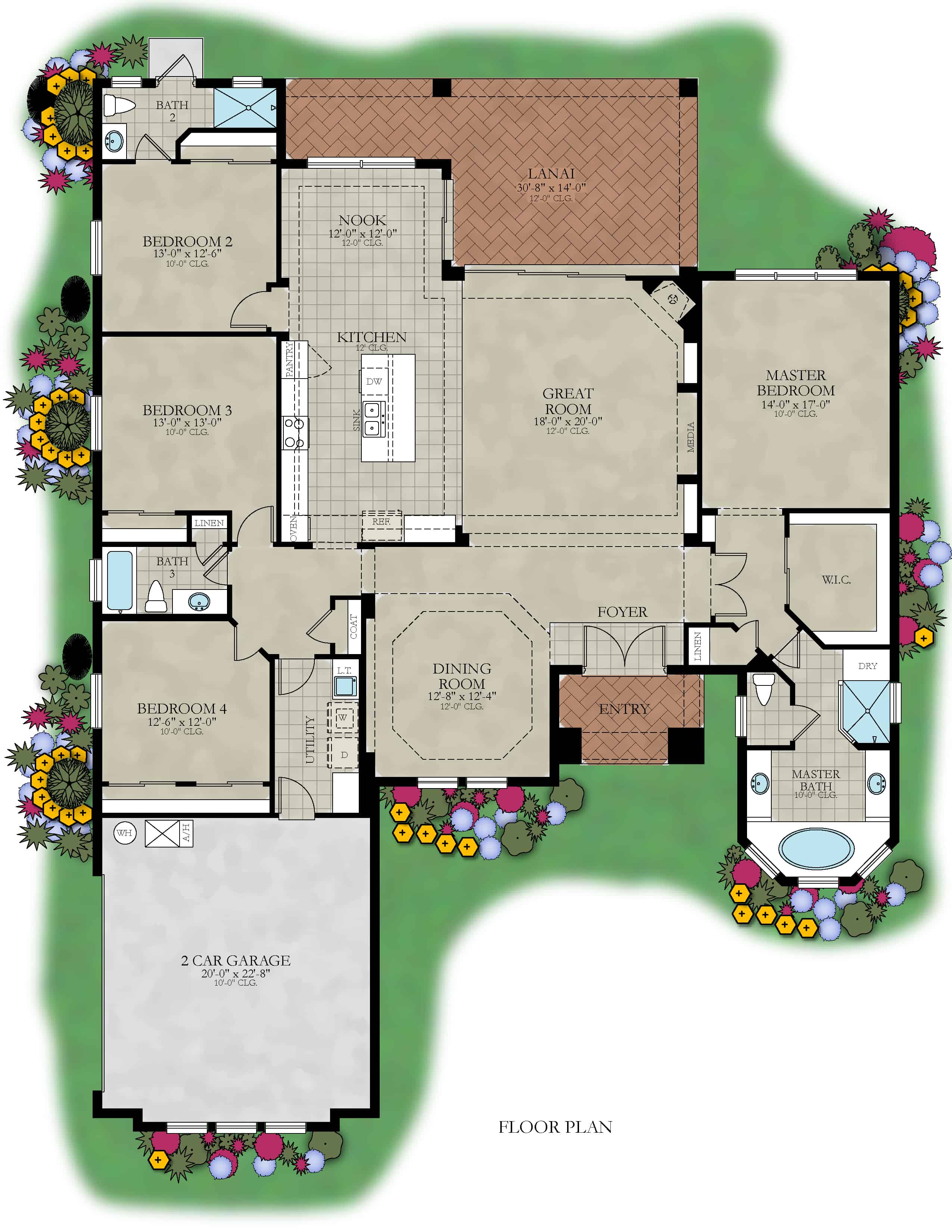 A88274 ABD Development Wyndham Floor Plan Orlando s Premier Custom Home Builder