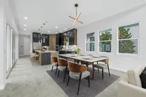 Dining Area and Kitchen (virtually staged) - Spec Home in Davenport Florida