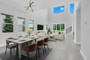 Dining Room (virtually staged) - Spec Home in Davenport Florida