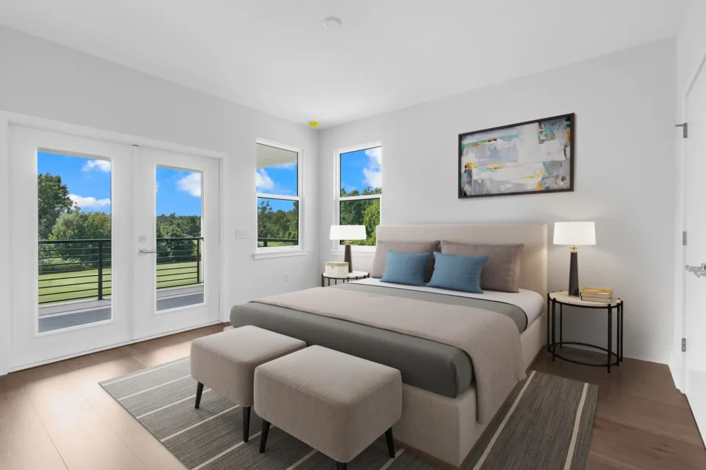 Master Bedroom (virtually staged) - Spec Home in Davenport Florida