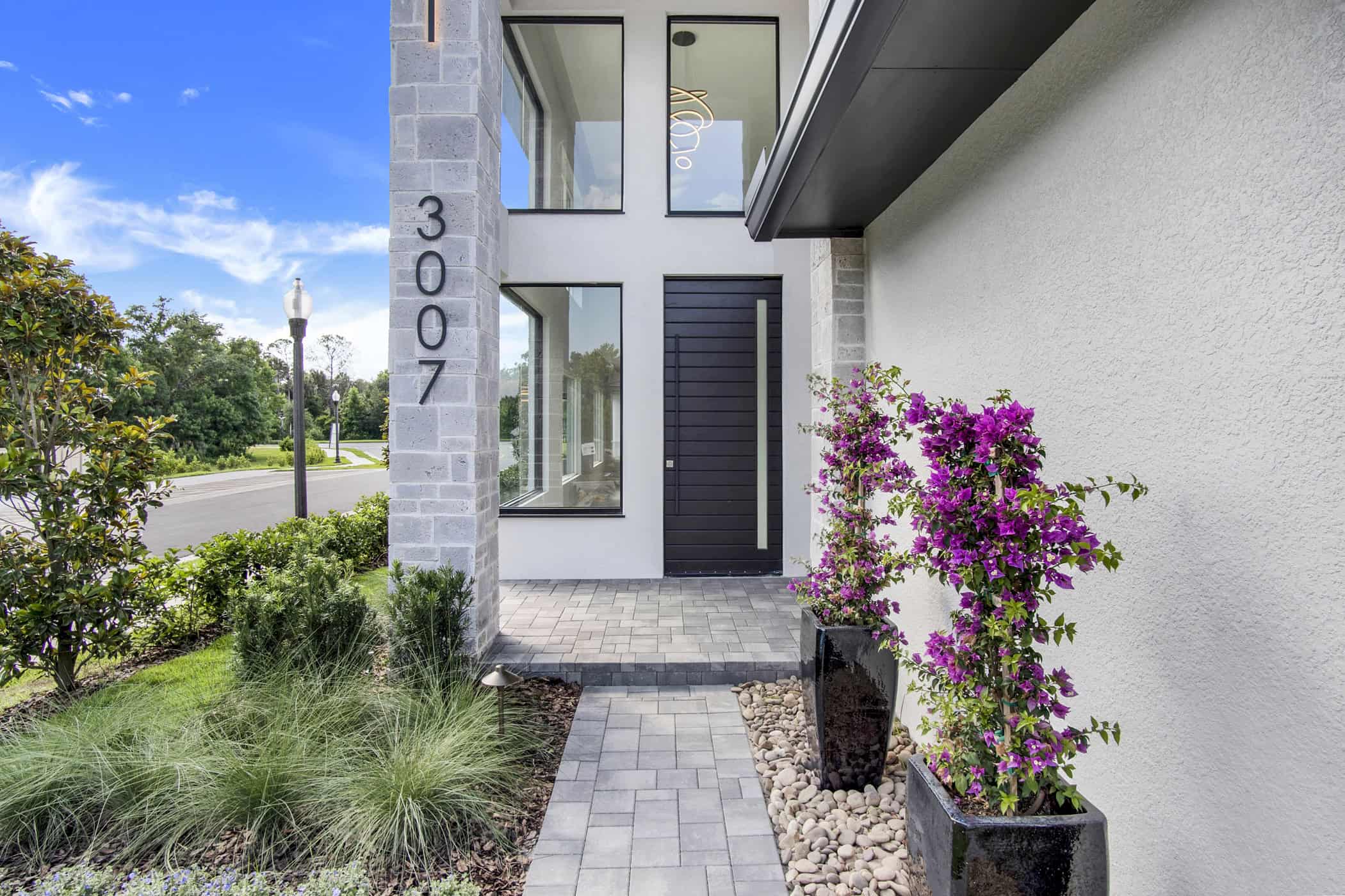 Front door - contemporary luxury home by ABD Development